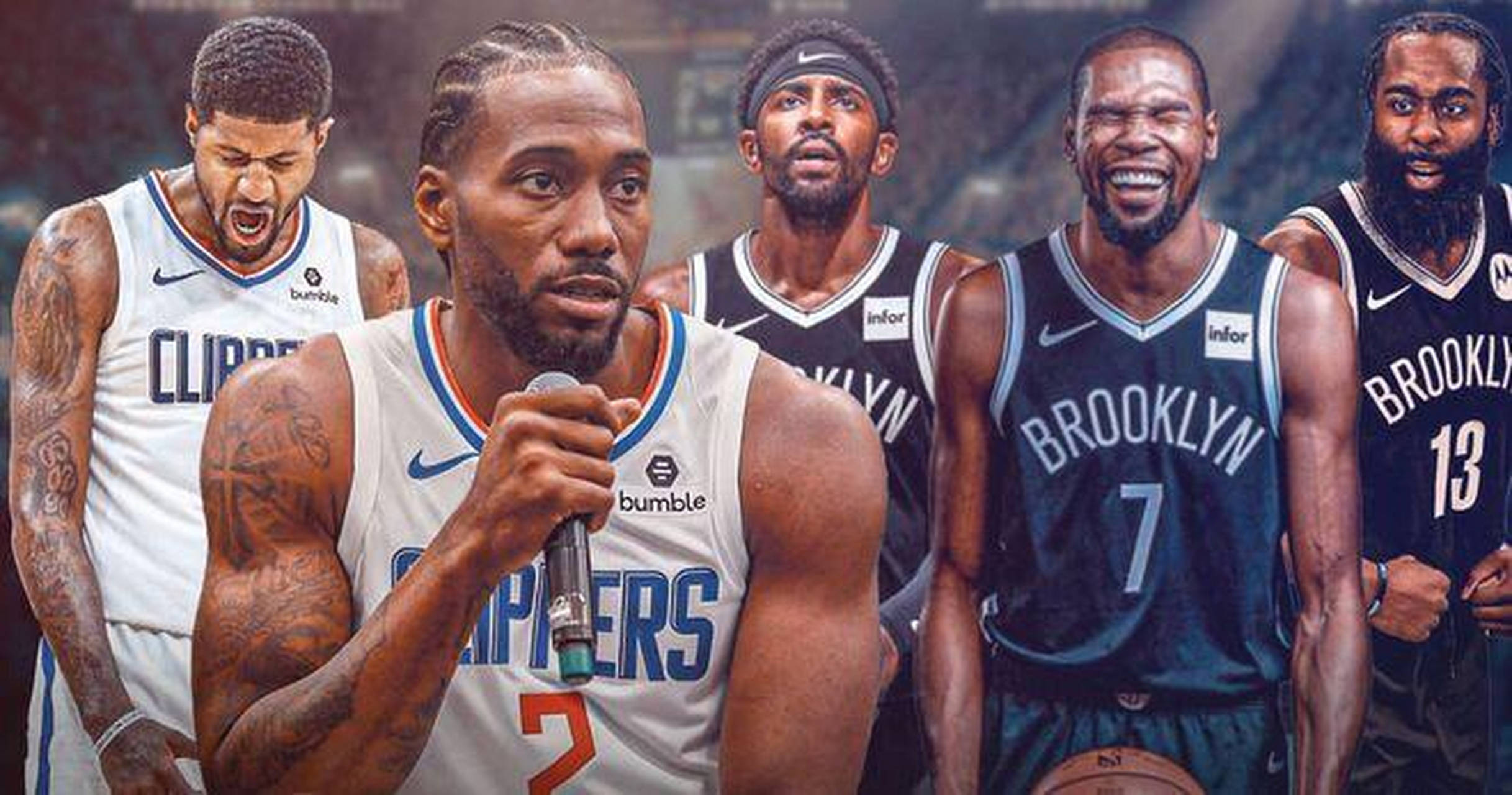  nba篮网队快船比赛 
